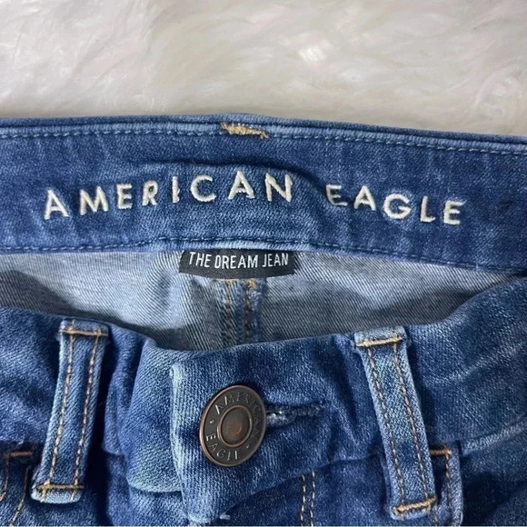 American Eagle Outfitters Blue Distressed Jeans - Picture 2 of 8